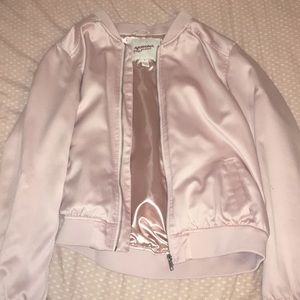 Pink bomber jacket